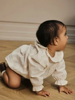 Online Nethe Langærmet Løs Body - Pastel Parchment Bodystocking Langærmet