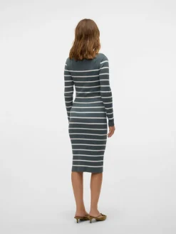 Best Newsiv june langærmet strik kjole - STORMY WEATHER Kjoler/Nederdele