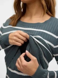 Best Newsiv june langærmet strik kjole - STORMY WEATHER Kjoler/Nederdele