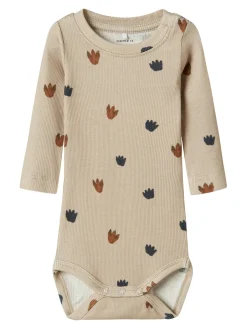 Outlet Ninokab Langærmet Body - Island Fossil Bodystocking Langærmet