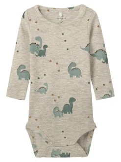 Online Nohr Langærmet Body - Peyote Melange Bodystocking Langærmet