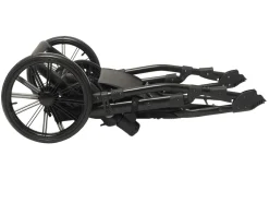 Best Nordic Lux - Dusty Black Barnevogne Med Langt Liggemål