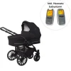 New Nordic Lux barnevogn - Dusty black inkl. Neonate BC-6900D Barnevognspakker