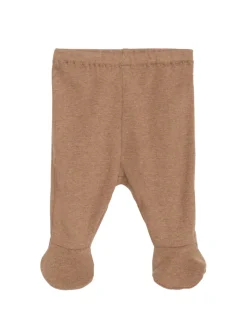 New Nyfødt Buks m. Fødder - Almond Bukser