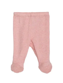 Outlet Nyfødt Buks m. Fødder - Pink Bukser