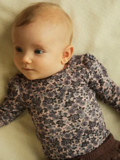 Oalia Langærmet Body - Burnished Lilac Bodystocking Langærmet