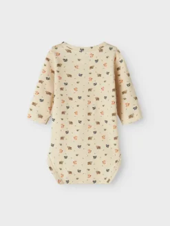 Oforest Langærmet Body - Peyote Melange Bodystocking Langærmet