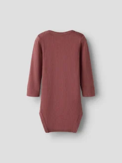 New Ofulla Langærmet Body - Rose Brown Bodystocking Langærmet