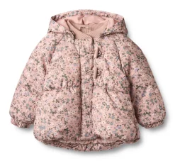 New Olga Pufferjakke - Rose powder flowers Vinterjakker & Bukser