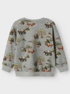 Discount Olin Sweatshirt - Grey Melange Cardigans, Veste & Trøjer