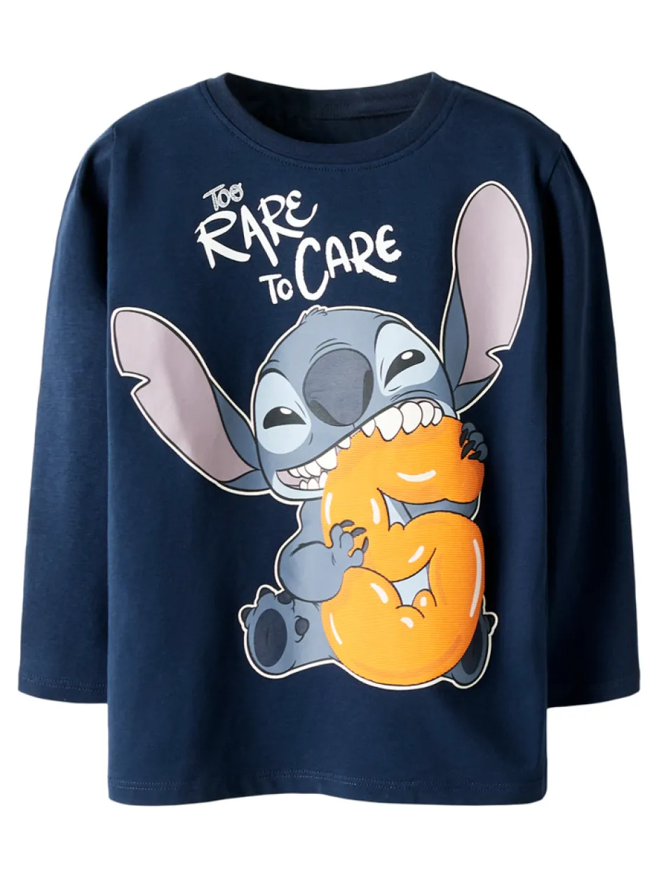 Online Olly Stitch Trøje - Navy Blazer Licens|Cardigans, Veste & Trøjer