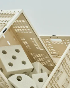 Discount Opbevaringskasse - Sand Grey Tumlemøbler