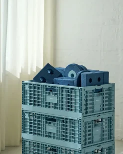 Discount Opbevaringskasse - Sky Blue Tumlemøbler