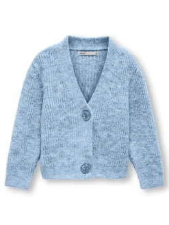 New Oriana langærmet glitter cardigan - BLUE Cardigans, Veste & Trøjer