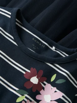 Discount Orini Gurli Gris Tyl Kjole - Navy Blazer Licens|Kjoler