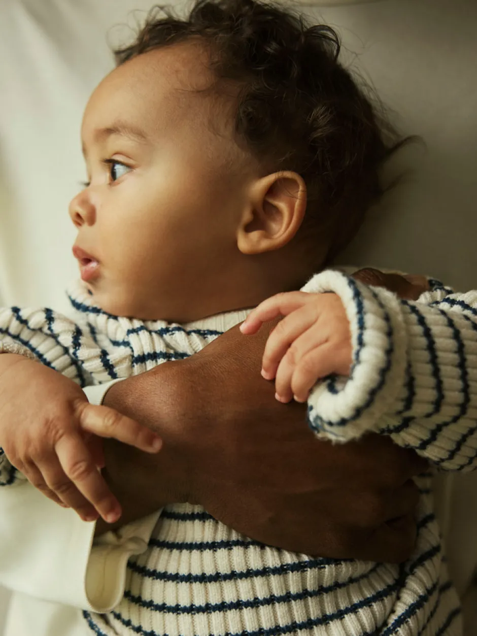 Ostripe Striktrøje - Insignia Blue Cardigans, Veste & Trøjer