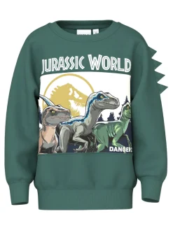 Sale Oswald Jurassic Sweatshirt - Bistro Green Cardigans, Veste & Trøjer