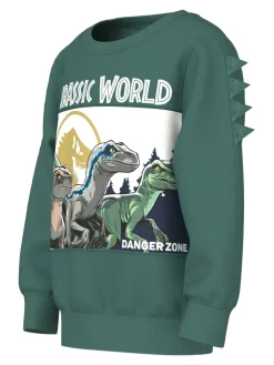 Sale Oswald Jurassic Sweatshirt - Bistro Green Cardigans, Veste & Trøjer