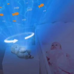 Sale Otto the otter - ocean projector Børn White Noise Og Højtalere|Lamper