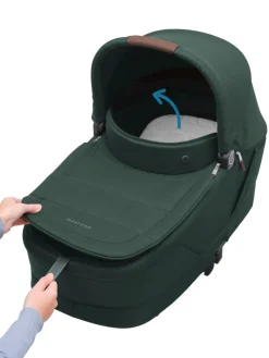 Hot Oxford plus - twillic green Kombivogne Med Flade Sæder