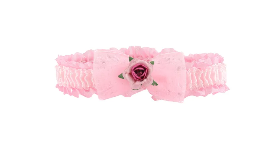 Outlet Pandebånd - Lyserød Festtøj & Tilbehør|Dåbskjoler, Sæt & Tilbehør
