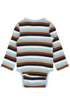 Best Park Rib Body langærmet - POWDERBLUE Bodystocking Langærmet