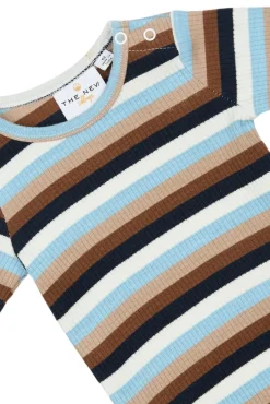 Best Park Rib Body langærmet - POWDERBLUE Bodystocking Langærmet