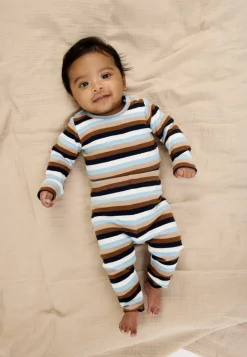 Best Park Rib Body langærmet - POWDERBLUE Bodystocking Langærmet