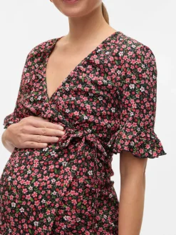 Hot Patrizia tess midi kjole - BLACK Kjoler/Nederdele