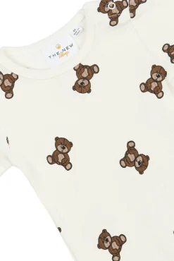 Clearance Paulo Rib Body langærmet - Cloud dancer Bodystocking Langærmet