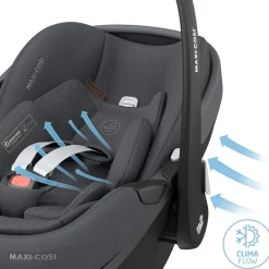 Discount Pebble 360 Pro2 - Twillic Graphite Autostole Uden Baser|Autostole 40-87 Cm (0-15 Mdr.)