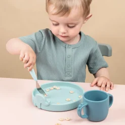 Discount Peekaboo spisesæt - blå Service