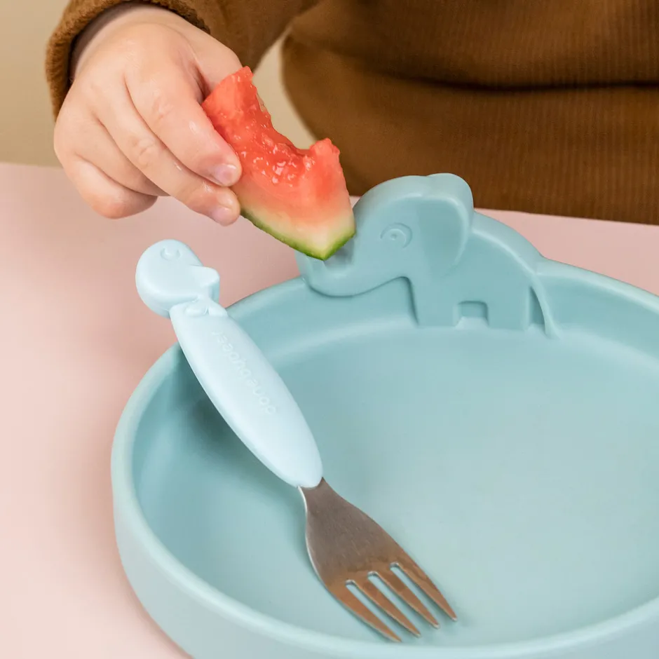 Discount Peekaboo spisesæt - blå Service