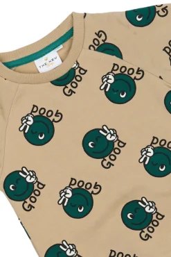 New Phil Sweatshirt - HUMUS AOP Cardigans, Veste & Trøjer