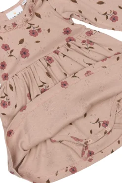 Sale Picole Pointelle Bodykjole langærmet - Adobe rose Kjoler