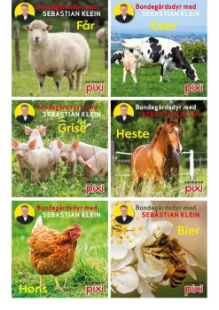 Pixi serie 133 - Bondegårdens dyr Børn Børnebøger