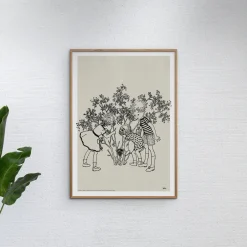 Sale Plakat - Astrid Lindgren - Lotta - fugle rede 50x70 Børn Plakater