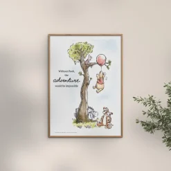 Best Plakat - Peter Plys - ballon eventyr Børn Plakater