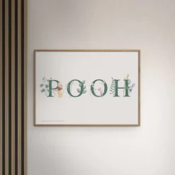 Clearance Plakat - Peter Plys og Grisling - havens navn Børn Plakater