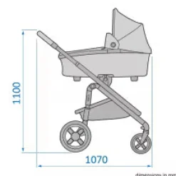 Best Plaza plus - essential black Kombivogne Med Ergonomiske Sæder