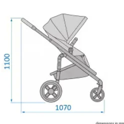 Best Plaza plus - essential black Kombivogne Med Ergonomiske Sæder