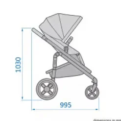 Best Plaza plus - essential black Kombivogne Med Ergonomiske Sæder