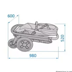 Best Plaza plus - essential black Kombivogne Med Ergonomiske Sæder