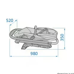 Best Plaza plus - essential black Kombivogne Med Ergonomiske Sæder