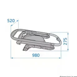 Best Plaza plus - essential black Kombivogne Med Ergonomiske Sæder