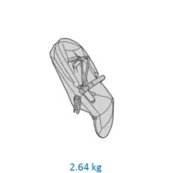 Best Plaza plus - essential black Kombivogne Med Ergonomiske Sæder