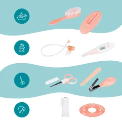 Online Plejesæt til baby - peach Plejeartikler Til Baby