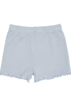 Outlet Pointelle shorts - DUSTY BLUE Shorts