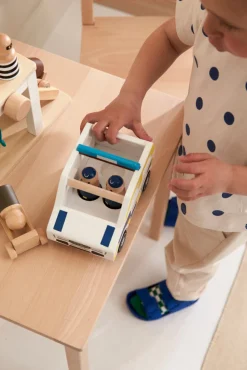 Hot Politibil i træ Legetøjsbiler