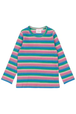 New Polly Rib Bluse - MULTI Bluser